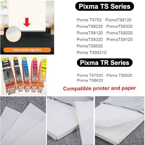 Refillable PGI-280XL CLI-281XL 280XXL 281XXL Ink Cartridges for Printer TS702 TS702a Compatible for PIXMA TS6120 TS6220 TR7520 TR8520 TS8120 TS8220 TS9120 TS9520 TS9521C