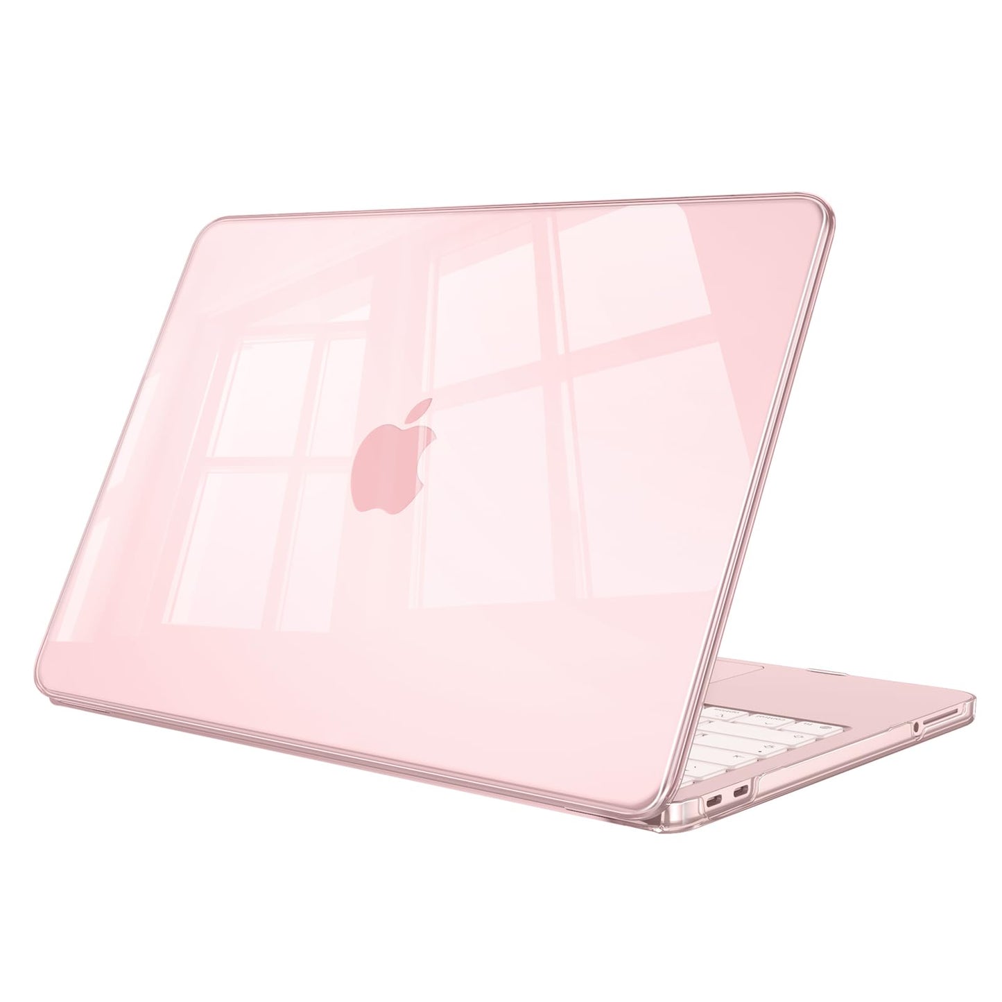 Fintie Case for MacBook Neo 13 Inch A3404 (2026 Release) - Protective Ultra-Thin High Transparency Snap On Hard Shell Cover for MacBook Neo 13" with A18 Pro Chip (Crystal Blush)
