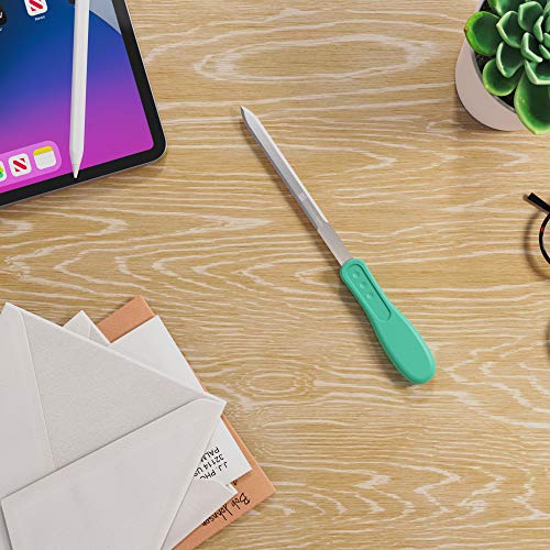 Uncommon Desks Mint Green Envelope Letter Opener 1-Pack - Office Supplies