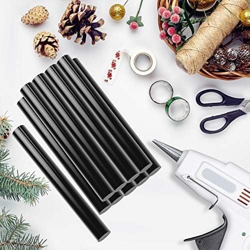 ENPOINT 36 Pack Black Hot Glue Sticks 3.93x0.43 in Full Size For DIY Car Repair & Craft