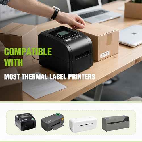 2.25"x 1.25" Direct Thermal Labels-Perforated Barcodes, Shipping Label Paper, Compatible with Zebra & Rollo Printers£¨16 Rolls£¬1000 Labels/Roll£©