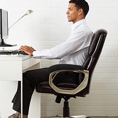 Vin Beauty Black Office Chair Armrest Covers, 2Pcs Elastic Arm Rest Protectors
