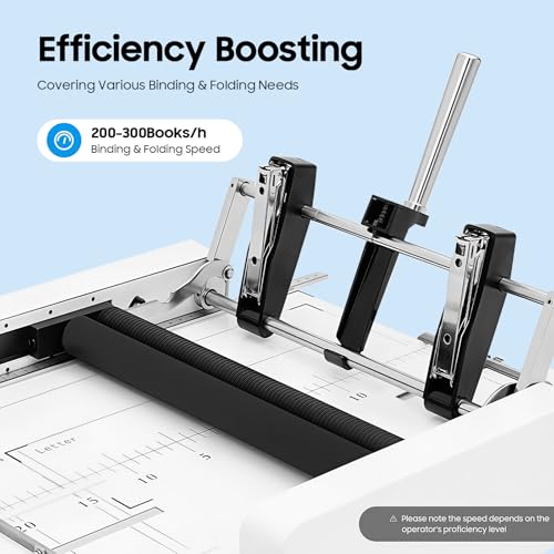 Ropoana A3 Paper Folding & Binding Machine for Booklets, Manuals