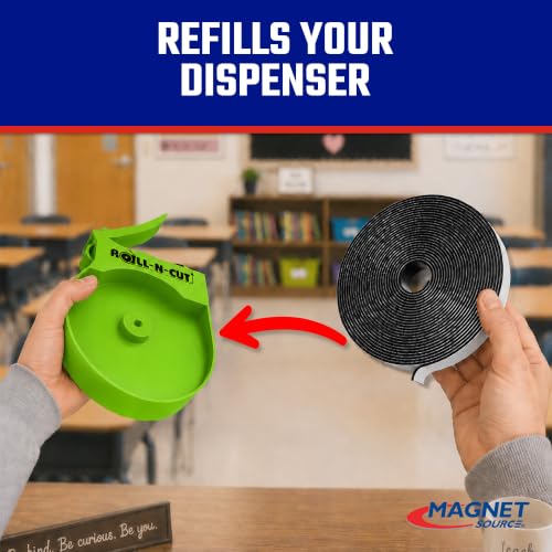 Master Magnetics 1/16 in x 1/2 in 15 ft Roll-N-Cut Flexible Magnetic Tape Refill