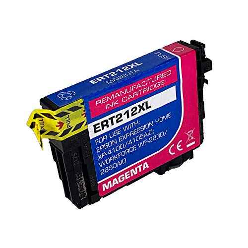 Remanufactured Ink Cartridge Replacement 4 Pack for Epson 212 212XL for XP-4100 XP-4105 WF-2830 WF-2850