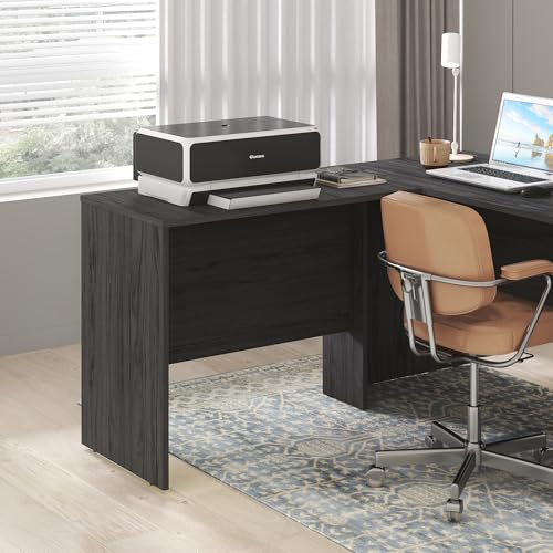 Furinno ROGER 35-Inch Desk Return - Reversible L-Shape Extension, Coastal Grey