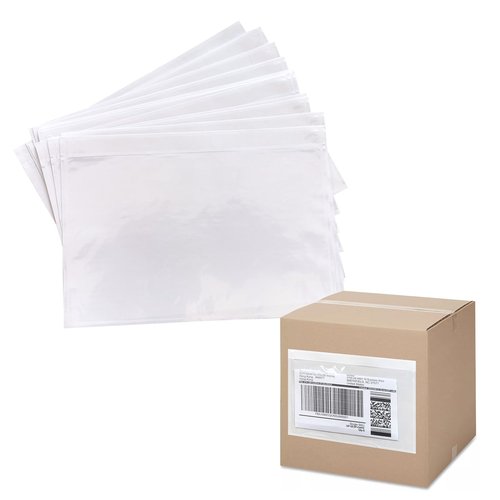 1000 Pcs 9.5"x6.7" Self-Sealing Packing List Envelope Pouches, Clear Adhesive Top Loading Packing Envelopes for Shipping Supply, Mailing Pouch Enclosed Bags Packing Slip & Invoice Labels