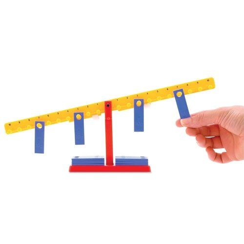 hand2mind Mini Student Number Balance Beam - Engaging Math Manipulative for Classroom Learning (Set of 15)