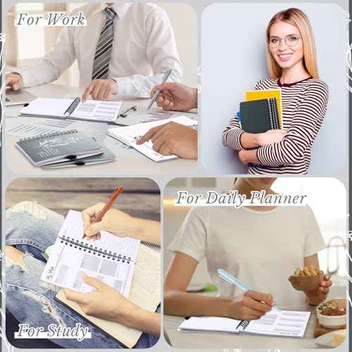 30 Set Employee Appreciation Gifts Bulk Office Gift for Coworkers A6 Inspirational Spiral Undated Weekly Planners with Pen Christmas Team Gifts for Employees Coworkers Office Staff