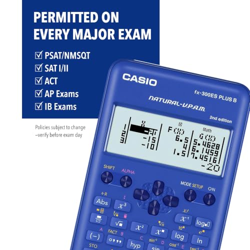 Casio FX-300ESPLSBBU Scientific Calculator with Natural Textbook Display