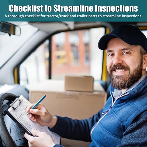 Detailed DVIR Book for Pre Trip Vehicle Inspections - 10-Pack, 350 Forms