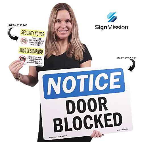 OSHA Notice Sign - Private Property No Public Access Beyond | Aluminum Sign | Protect Your Business, Work Site, Warehouse & Shop Area | Made in The USA