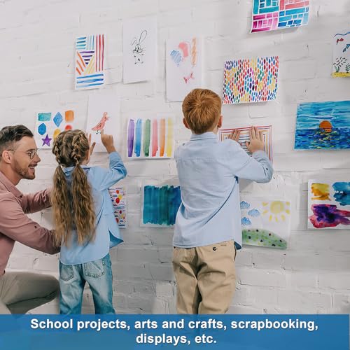 10Pcs Poster Board White Poster Paper Bulk 11" x 14", ROOKEA 250Gsm Thickness Vision Boards Smart Poster Board for School Arts Craft Projects Presentations Drawing Scrapbooking Blank Graphic Display