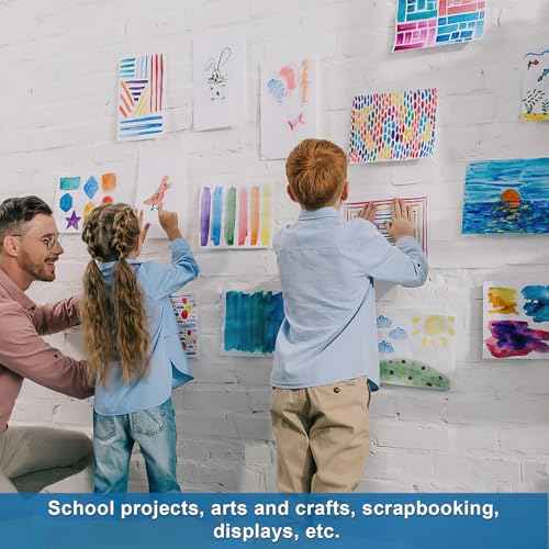 150 Pcs 11" x 14" Poster Board White Poster Paper Bulk, ROOKEA 250Gsm Thickness Vision Boards Smart Poster Board for School Arts Craft Projects Presentations Drawing Scrapbooking Blank Graphic Display