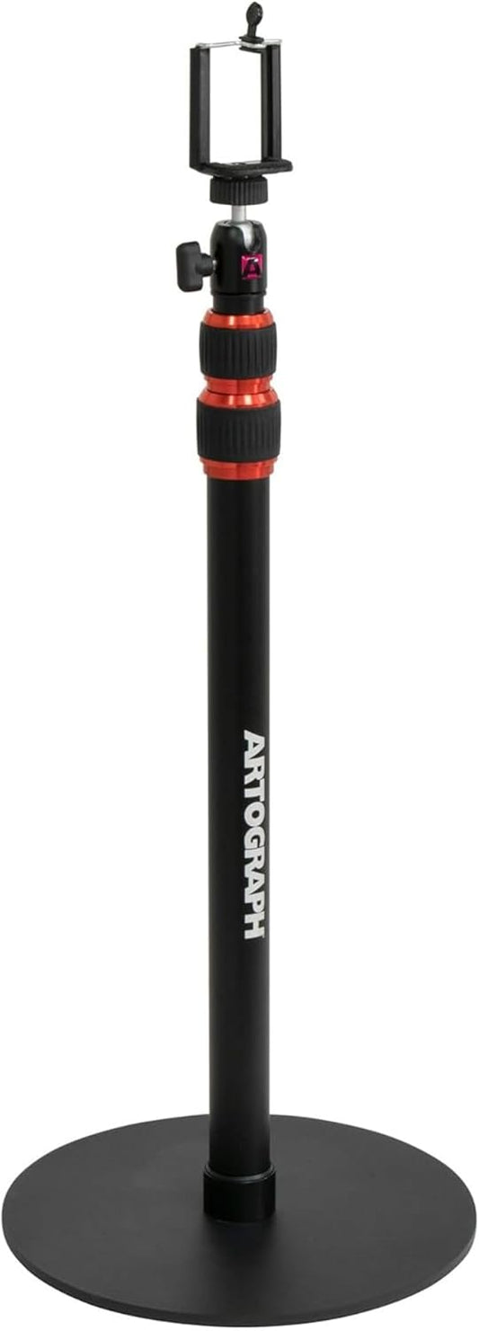 Artograph Height Adjustable Projector Stand - Versatile Monopod for Projectors, Cameras & Lights | Includes Smartphone Holder