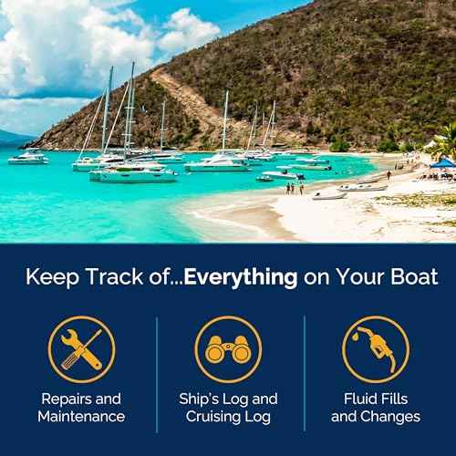 The Boat Galley Ship's Log: 5 Logs in 1 Book - Boat Travel and Maintenance Logbook, Great Boating Gifts, Tracking & Organizing Boat Maintenance and Trip Info