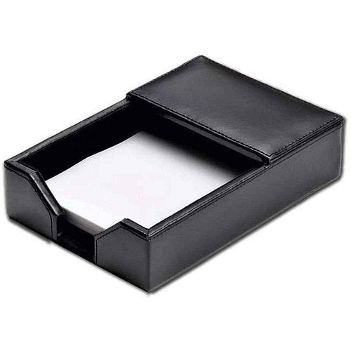 Black Top Grain Leather 4 X 6 Memo Holder WAUCUSTA14090