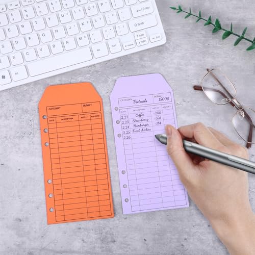 Maahongh Multicolor-A Style 24 Pcs Cash Budget Envelopes for Cash Budgeting