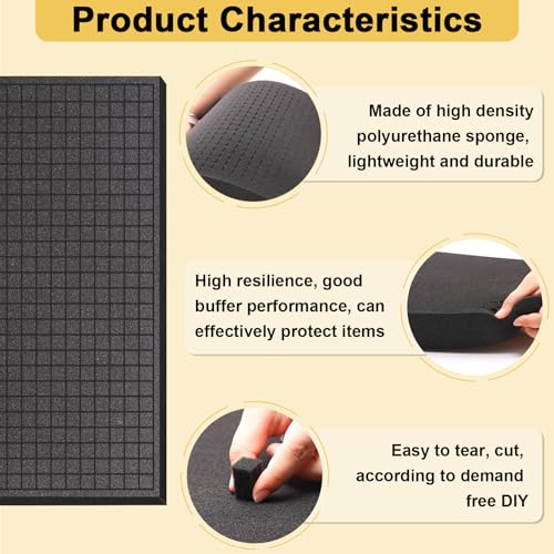 8 PCS Pick and Pluck Foam Inserts