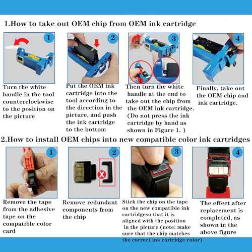 923 Ink Cartridges Combo Pack Without Chip Replacement for Printers for 923 Ink Cartridges OfficeJet 8120 8123 8122e OfficeJet Pro 8130e 8135e 8130 8138e 8139e Printer 4 Pack(BK C M Y)