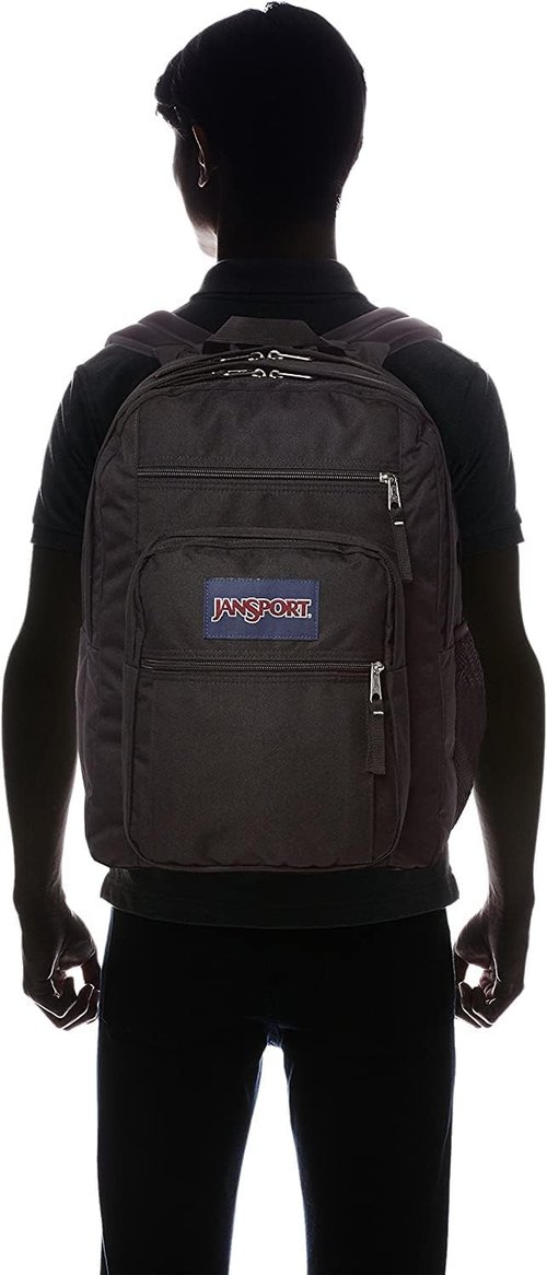 JanSport Big Student Backpack - 15-Inch Laptop School Bag | Durable Black Design