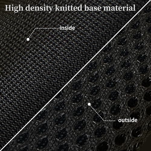 Acxseo 6-Inch Extra Thick Memory Foam Chair Cushion with Carry Handle, 18 x 16 x 6in, Black – Non-Slip Booster Seat for Office, Car, Wheelchair