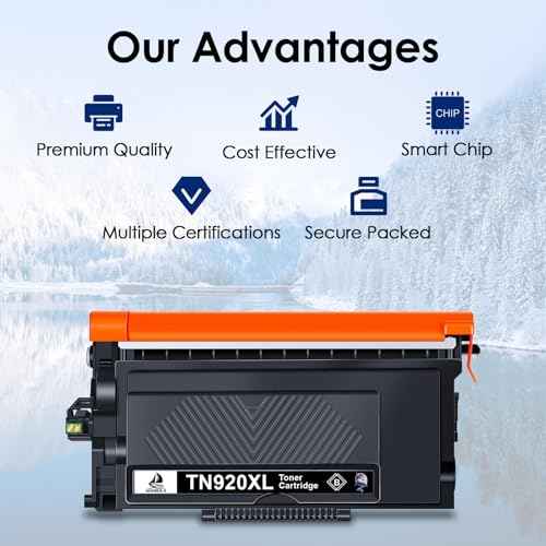 DOUBLE D TN920XL TN920 Toner Cartridge Compatible for Brother TN920 TN920XL with Chip Replacement with HL-L5210DW HL-L5210DN HL-L5210DWT HL-L6210DW HL-L6210DWT HL-L6310DW MFC-L6810DW (1 Black)
