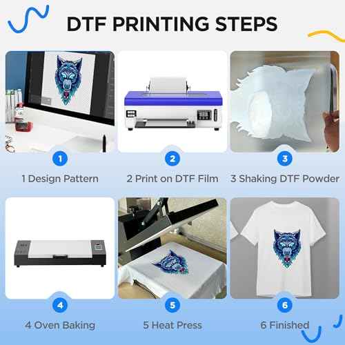 PUNEHOD DTF Ink 900ML - Premium DTF Transfer Ink for PET Film, Refill Ink for DTF Printer L1800 R1390 L805 L800 XP600 TX800, Size: 4 * 100ml(CMYK)+2 * 250ml(WW)