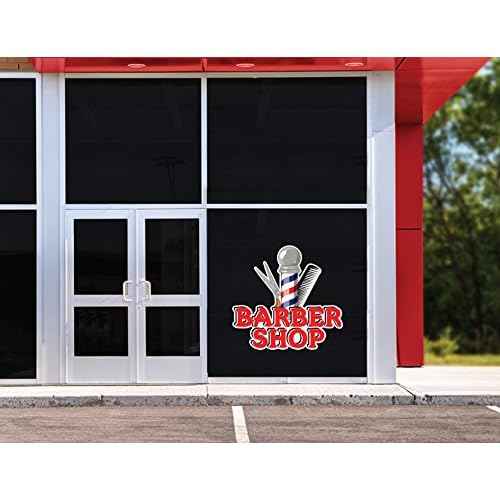 Barber Shop 36" Concession Decal Sign cart Trailer Stand Sticker Equipment