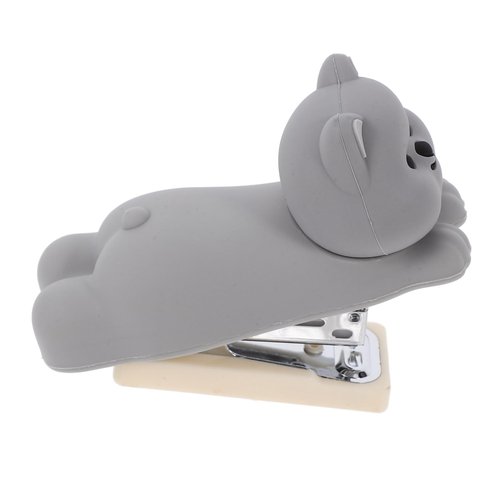 CAXUSD Cute Dachshund Design Mini Stapler Desktop Storage for Office School and Home