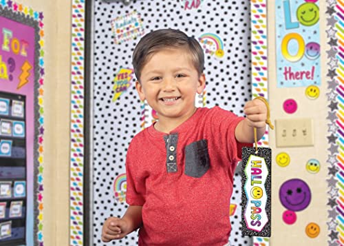 Magnetic Hall Passes for Schools - Bright Colors, Reusable & Durable