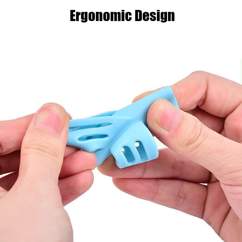 JuneLsy Pencils Grips Pencils Grips for Kids Handwriting Posture Correction Training Writing AIDS for Kids toddler Preschoolers Students Children Special Needs (6PCS)