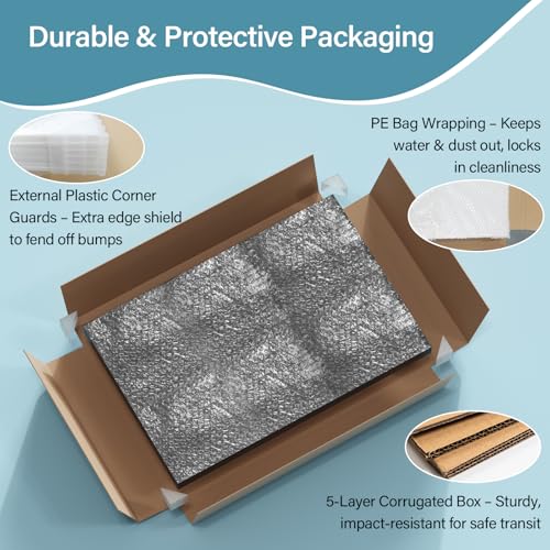 Hixdo Black Corrugated Plastic Board 24x36 Inch - 4 Pack Reusable Sign Sheets