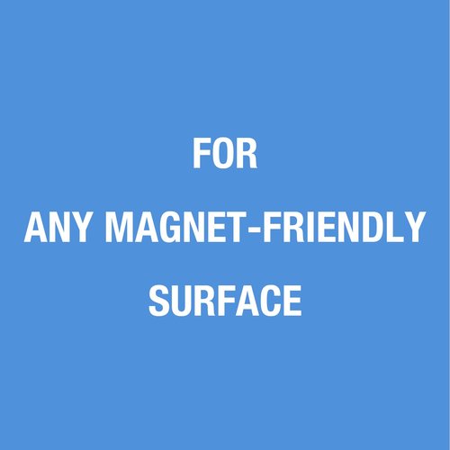 HOMiDEK Large Magnetic Backing Whiteboard: 47x96 Flexible Dry Erase Writing Sheet, Removable White Board for Fridge and Any Iron-containing Surface, Includes Markers, Magnets, Eraser, Cloth, Holder
