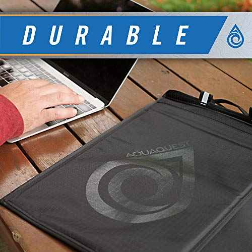 AquaQuest Storm 100% Waterproof Laptop Sleeve ? Lightweight Ripstop Nylon Case, Welded Seams and Removable 5 mm Neoprene Liner ? 11 in ? Green ? Fits up to 12 ¡¿ 9.75 in