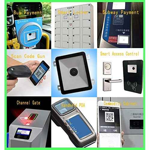 Embedded QR Code Scanning Module USB and UART Serial Port Barcode Scanner Identification Module Bar Code Reader for Access Control, Locker Scan Code Payment etc