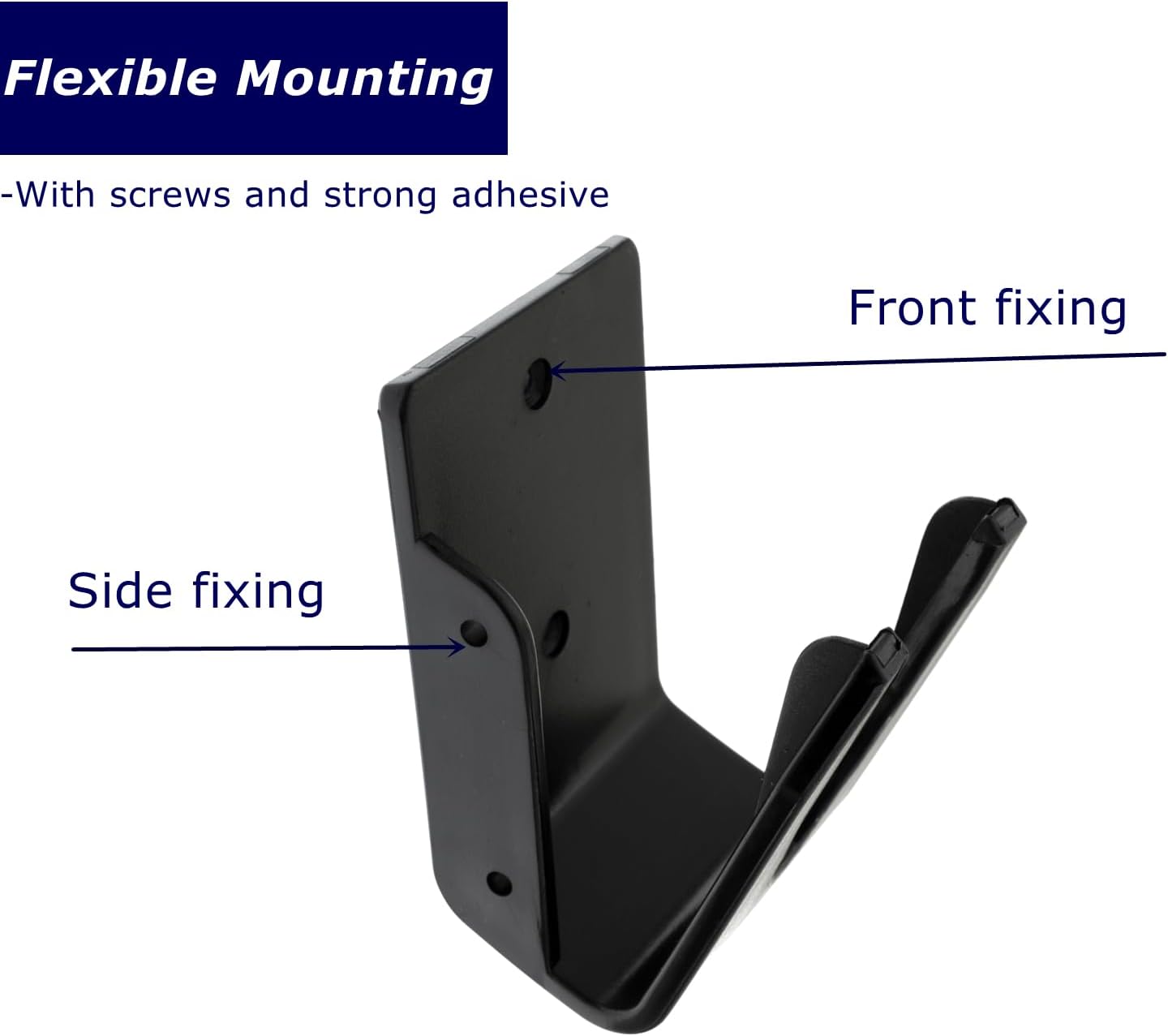 Zebra Universal Barcode Scanner Holder - Wall Mount Bracket for LS2208, DS2278, LI4278 | Includes Screws & Stickers