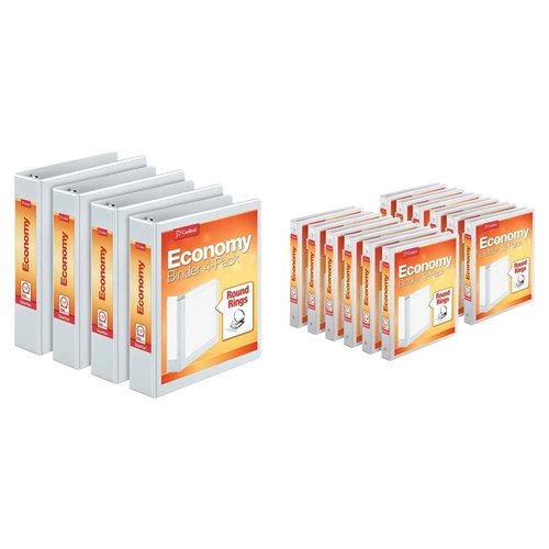 Cardinal 1.5 Inch and 1 Inch 3 Ring Binders Bundle (4 Pack)