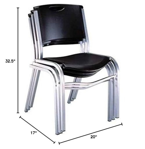 Lifetime Commercial Contoured Stacking Chair - - 14 Pack