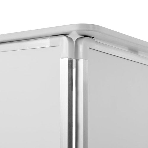 BOPRCSH Portable Tradeshow Podium Table, Popup Promotional Counter Table Booth Display Banner Stand Tradeshow Countertop 88.18lbs Capacity, Exhibition Counter Stand Booth with Storage Bag