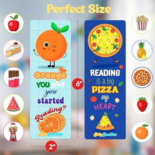 Large Sized Scratch and Sniff Scented Bookmarks, 10 Styles ? Fun Smelly Bookmarks for Kids, Teachers, Reading Rewards, Classroom Incentives, & Party Favors (Starter Pack, 30 Pieces)