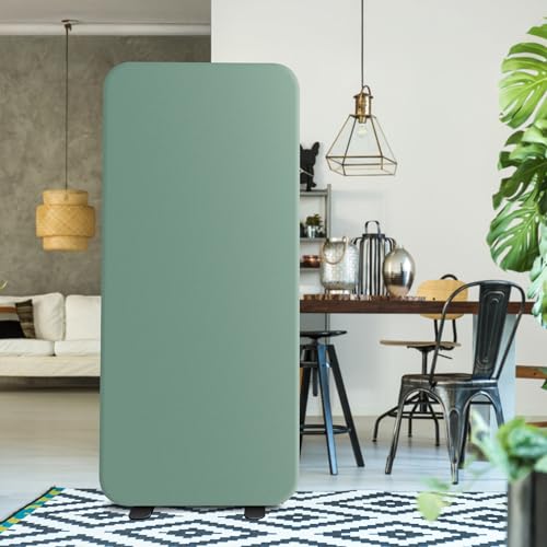 DECOLAB 29x65 in Standing Room Divider Privacy Panel Aqua