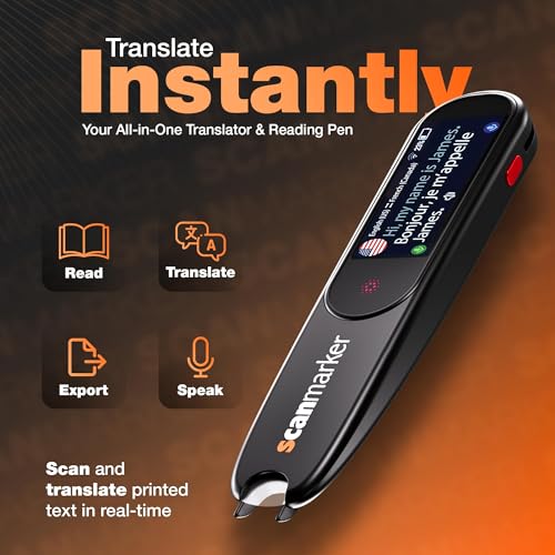Scanmarker Pal Language Translator & Reading Pen for 100+ Languages, Dyslexia Support
