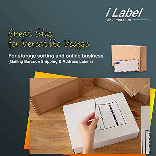 24UP 1.5" x 1.5" Square Labels for Laser & Inkjet Printers[500 Sheets,12000 Labels]