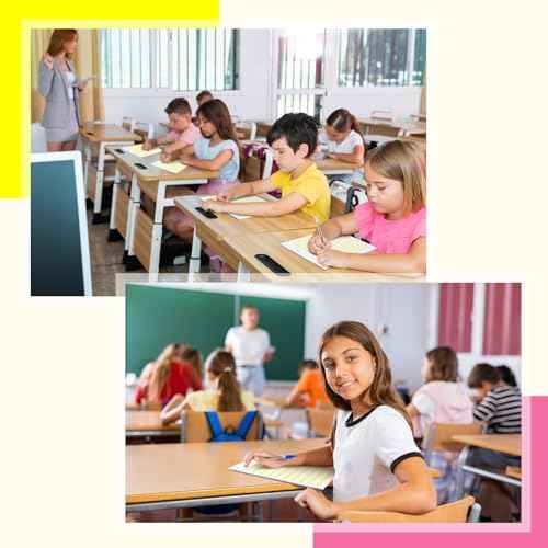 400 Sheets Write Beginner Paper Level 2 Highlighted Paper Writing Paper with Lines and Yellow Highlighted Practice Writing Paper for Kids Right Letter Positioning Intermediate Paper