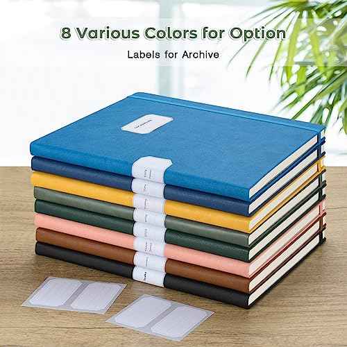 3 Pack College Ruled Notebook, A4 Hardcover Leather Notebook for Work, Lined Notebook Journal for Women, Men, 192 Thick Paper, 8.5" x 11", Large Notebook, Professional Business Notebook, Multicolor