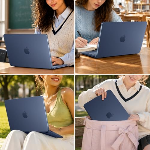 MOSISO Indigo Clear Compatible with MacBook Neo 13-inch A3404 Case with A18 Pro Chip