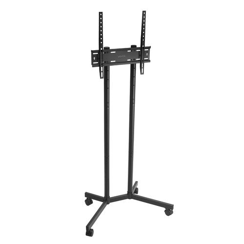 VEVOR Rolling TV Stand, Mobile TV Cart for 32-65 Inch Screens, Height Adjustable, Portable Monitor Stand with Wheels Holds up to 88 lbs for Living Room, Bedroom, Office, Outdoor, Max VESA 400x400mm