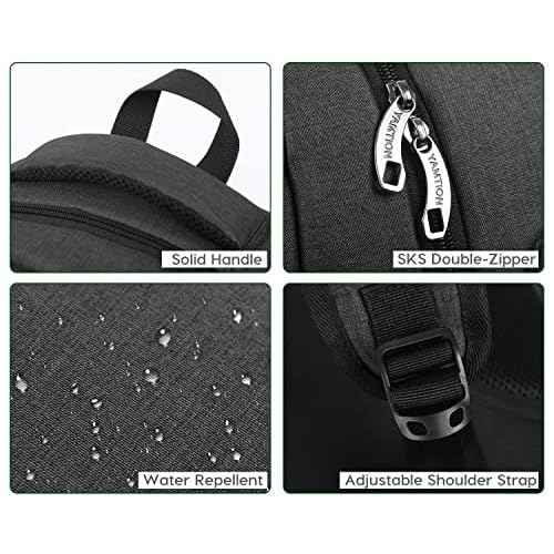 YAMTION Backpack for Men and Women,School Backpack for Teenager,15.6 inch Laptop Bookbag with USB Charging port for Business Work College Travel Trip