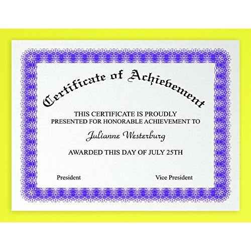 100 Neon Yellow Fluorescent Color Cardstock - 8.5" X 14" (8.5X14 Inches) Legal|Menu Size - 65# lb/Pound Light Card Weight Cover Paper - Quality Printable Smooth Surface Sheets